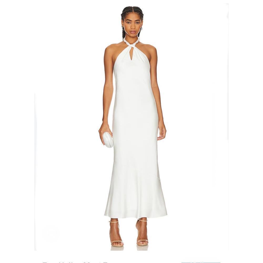 Generation Love White Halter Mini Dress